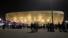 Le stade de Lusail  accueillera la finale de la Coupe du monde de football, au Qatar, le 18 décembre 2022