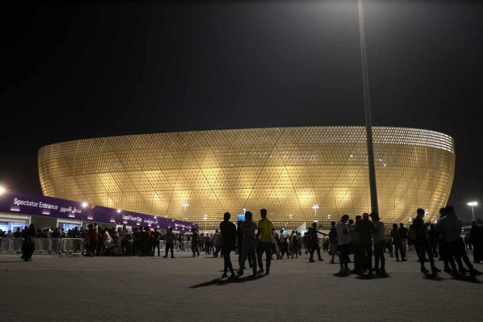 Le stade de Lusail  accueillera la finale de la Coupe du monde de football, au Qatar, le 18 décembre 2022