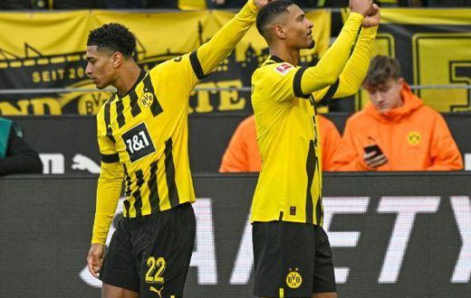 Haller dans son club à Dortmund