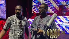 Youssou Ndour lors du "Grand Bal", le 1er janvier 2023