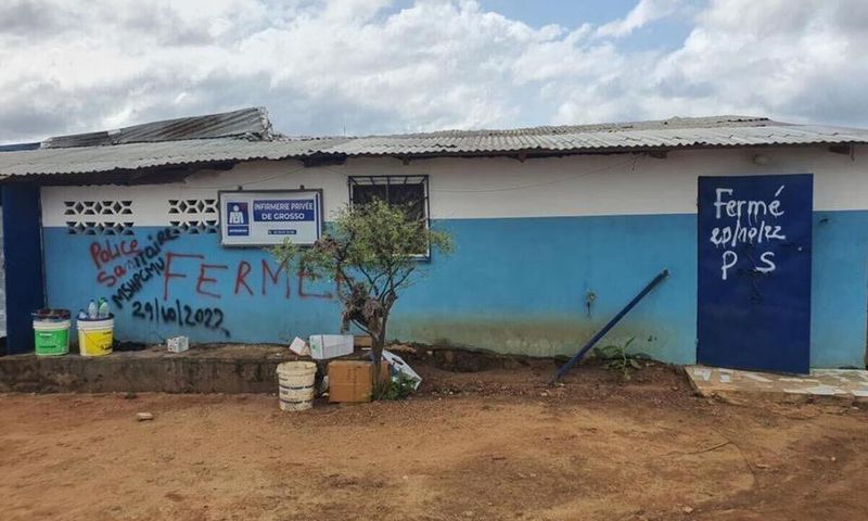 Etablissements sanitaires fermés