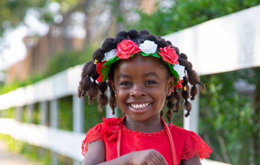 Une petite fille