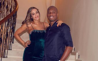 Didier Drogba et Gabrielle Lemaire