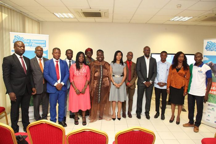 La conférence de presse du sommet de l'élevage d'Abidjan 2023