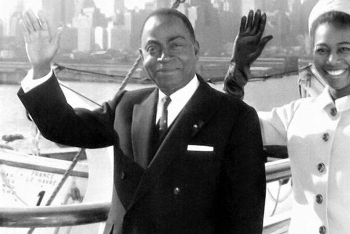 Felix Houphouët et Marie-Thérèse