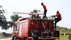 Les pompiers en Côte d'Ivoire
