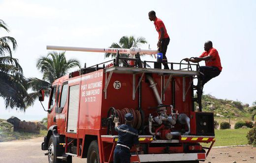 Les pompiers en Côte d'Ivoire