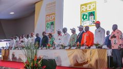 Cérémonie d'investiture des candidats RHDP pour les élections locales 2023