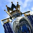 The Premier League trophy