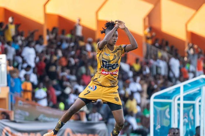 Une joueuse de l'Asec