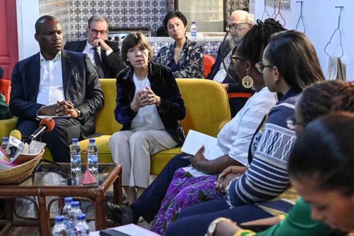 La ministre française des Affaires étrangères Catherine Colonna en visite en Côte d'Ivoire