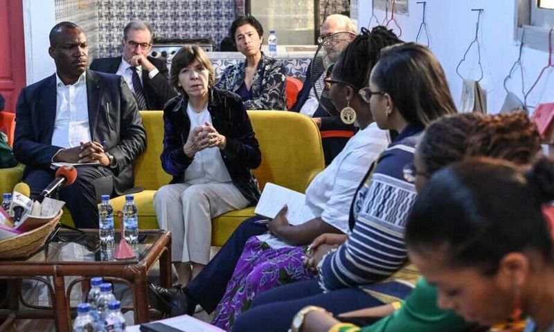La ministre française des Affaires étrangères Catherine Colonna en visite en Côte d'Ivoire