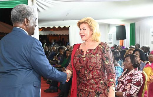 Dominique Ouattara à l'inauguration des illuminations de la ville d’Abidjan