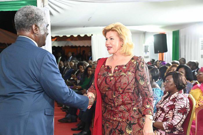 Dominique Ouattara à l'inauguration des illuminations de la ville d’Abidjan