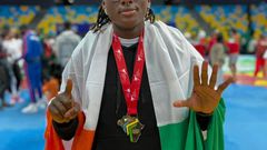 Ruth Gbagbi, médaillée d'or du championnat d'Afrique au Rwanda