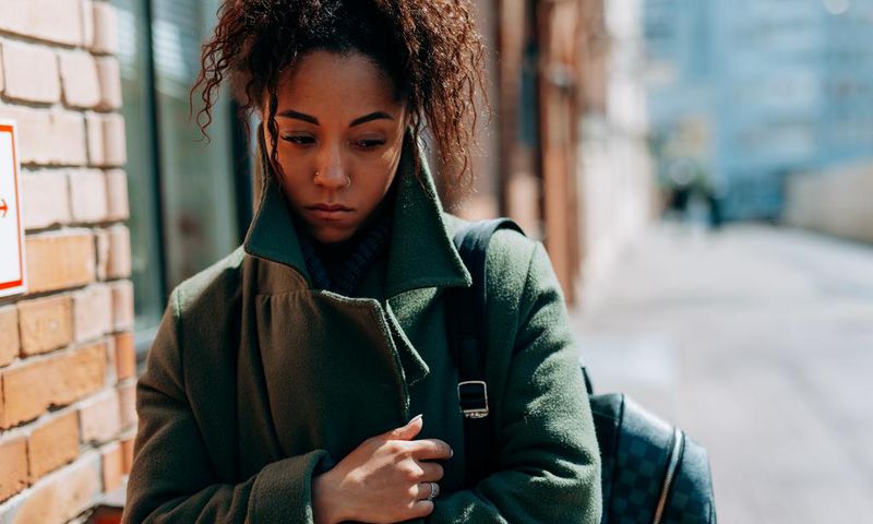 Une personne anxieuse