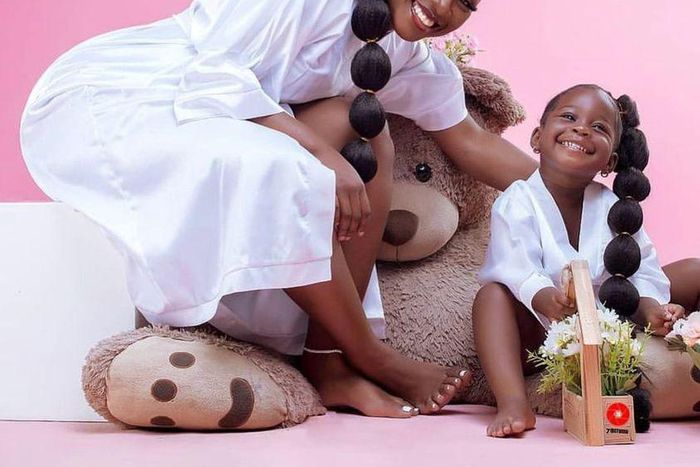 Carmen Sama et sa fille