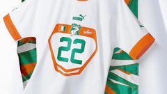 Maillot extérieur de l'équipe nationale ivoirienne