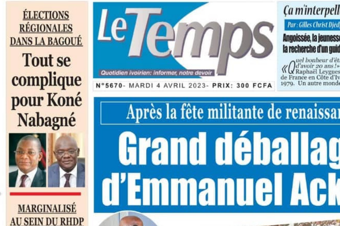 Le Temps, quotidien proche de l'opposition