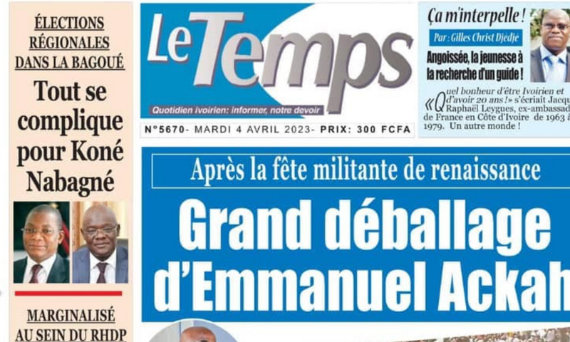 Le Temps, quotidien proche de l'opposition