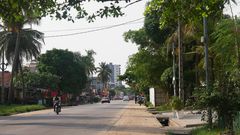 Une rue d'Abidjan