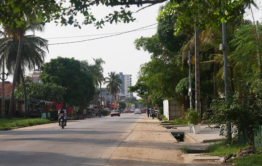 Une rue d'Abidjan
