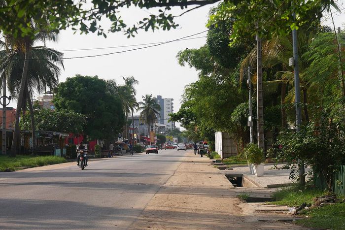 Une rue d'Abidjan