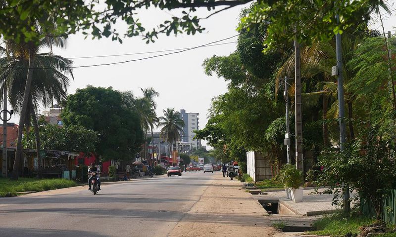 Une rue d'Abidjan
