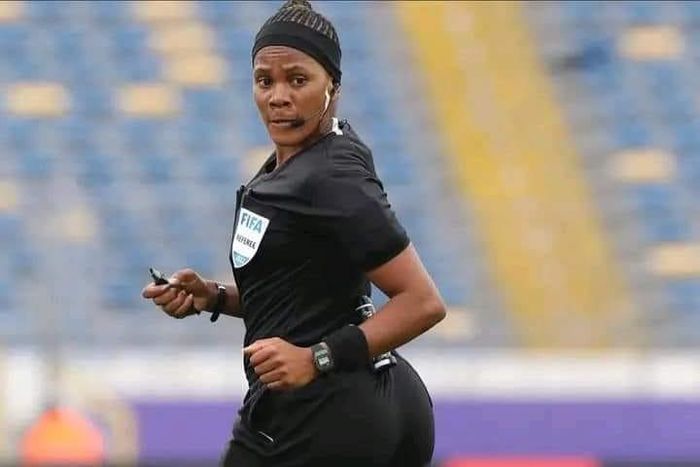 Akhona Makalima, une des arbitres pour la CAN 2023