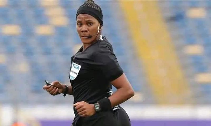 Akhona Makalima, une des arbitres pour la CAN 2023