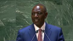 President William Ruto speaking at the United Nations General Assembly (UNGA), New York, USA.