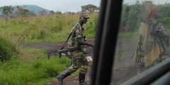 La rébellion du M23 menace toujours la ville de Goma/Beatrice PETIT/REPORTERS-REA