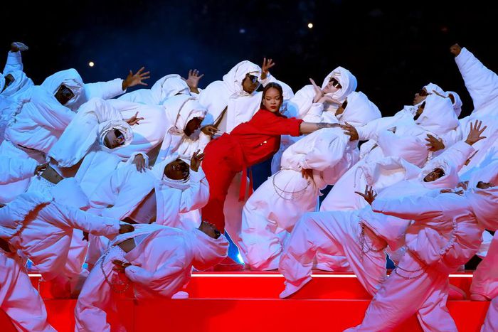 She later performed No. 1 hits like "Umbrella" and "We Found Love."