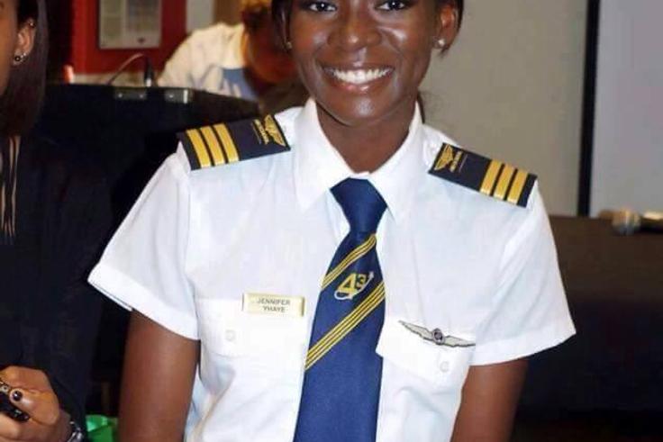 Jenifer Yahye, pilote à 23 ans