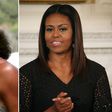 Michelle Obama aperçue avec ses cheveux naturels - The Daily Mail