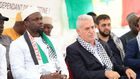 ousmane sonko à la manifestation Palestine