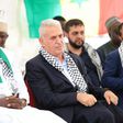 ousmane sonko à la manifestation Palestine