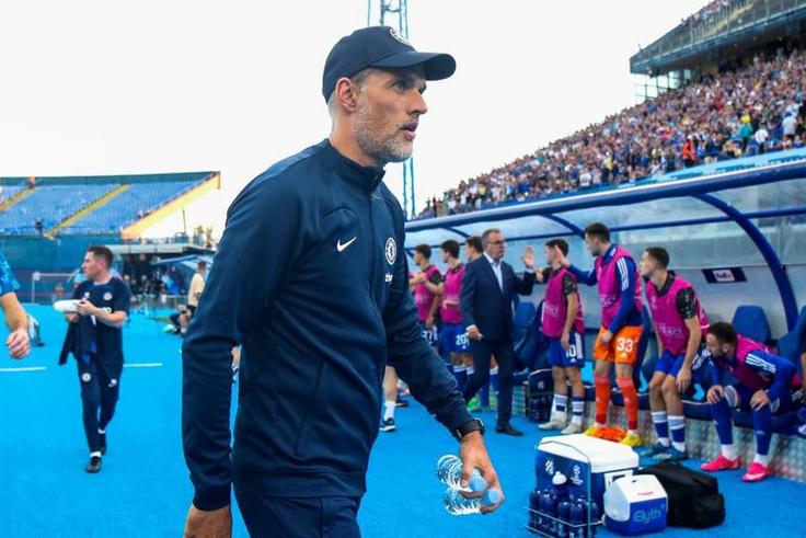Thomas Tuchel lors du match contre le Dynamo Zagreb- 06-09-2022