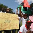 Des Nigérians du Biafra manifestent dans le quartier Biafra d’Abidjan