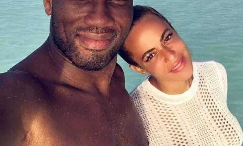 Didier Drogba et Gabrielle Lemaire