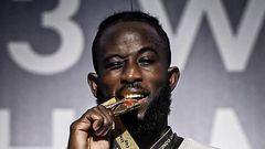 Cheick Cissé et sa médaille d'or