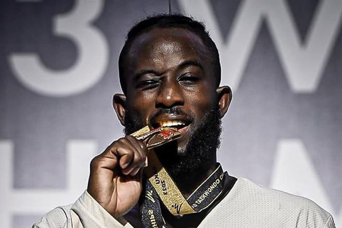 Cheick Cissé et sa médaille d'or