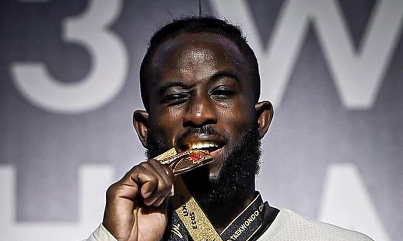 Cheick Cissé et sa médaille d'or
