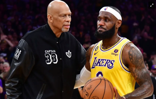 Abdul Kareem Jabbar et LeBron James