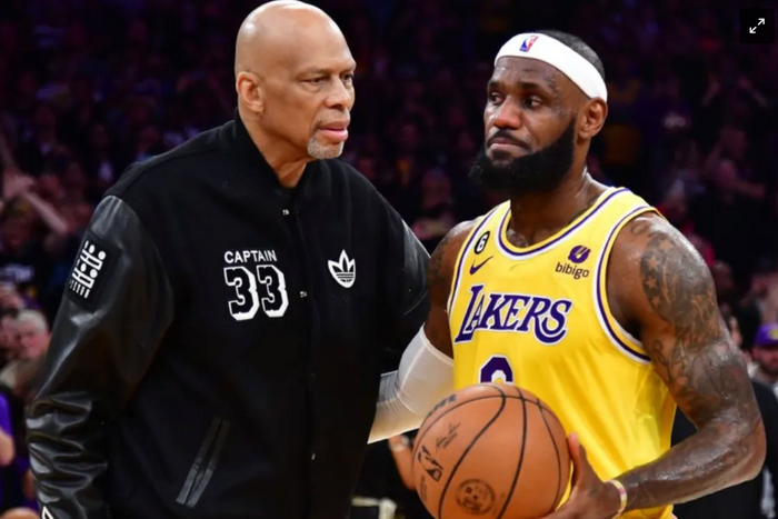 Abdul Kareem Jabbar et LeBron James