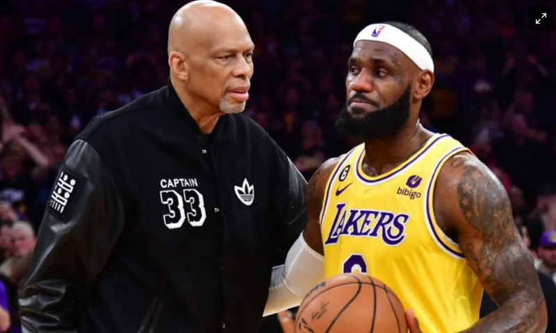 Abdul Kareem Jabbar et LeBron James