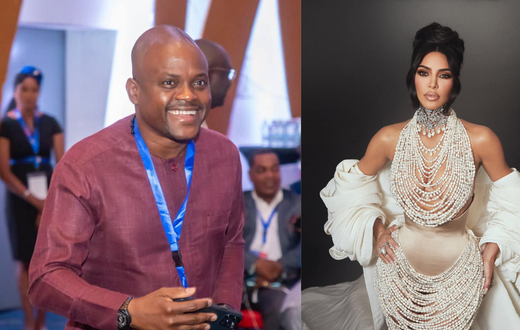 Fabrice Sawegnon et Kim Kardashian