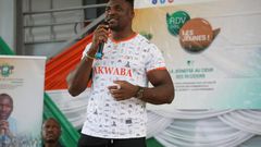 Francis Ngannou à Abobo