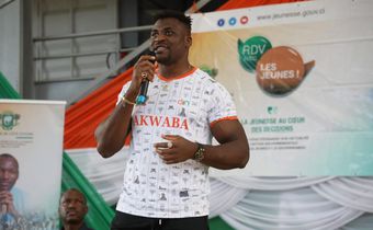 Francis Ngannou à Abobo