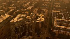 New York City has the worst air quality in the world [Twitter/karenallen]